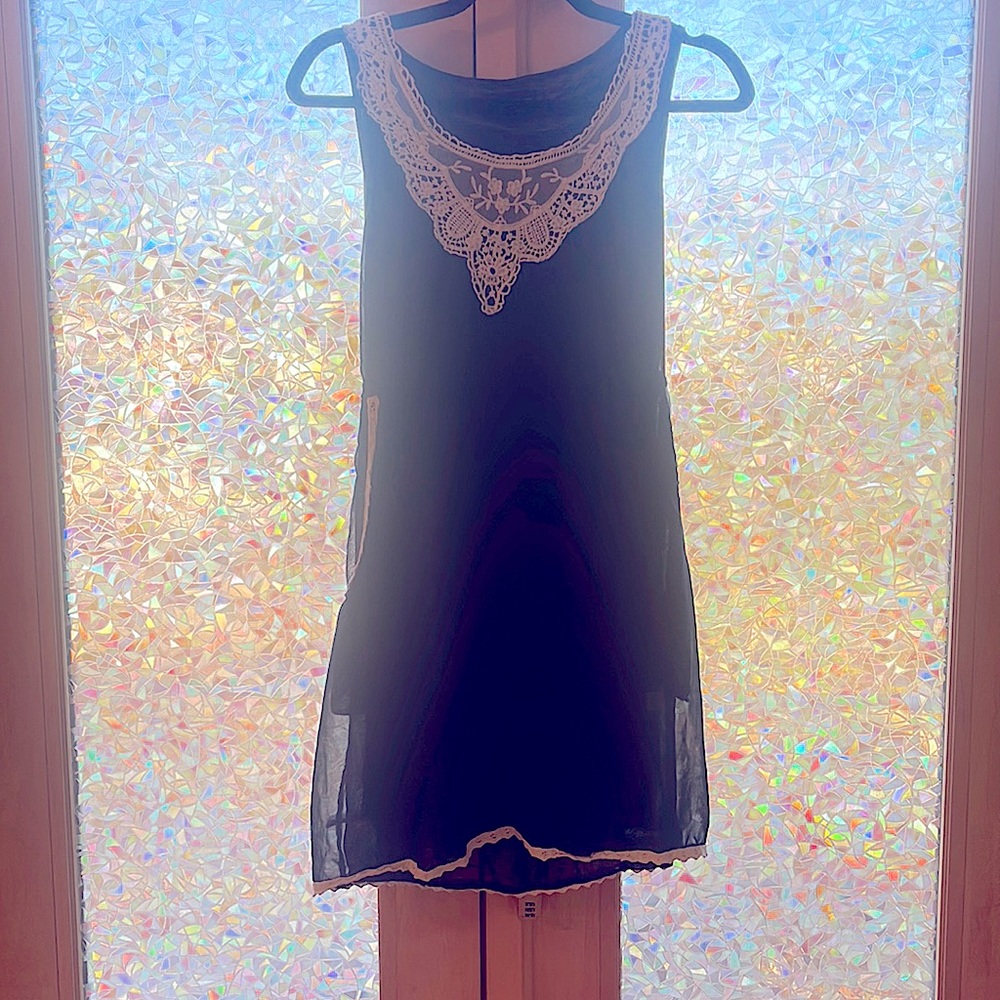 Blue and white dress boutique